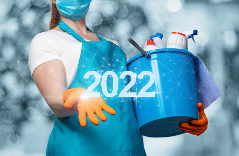 Aide ménagère MS DOM souhaitant ses meilleurs vœux pour 2022